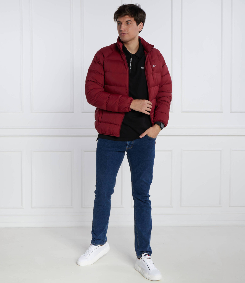 Поло BRANDED PLACKET Tommy Jeans - черный(DM0DM17701)