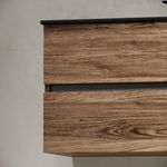 Тумба подвесная под раковину Sancos Urban, дуб чарльстон 890х450х550