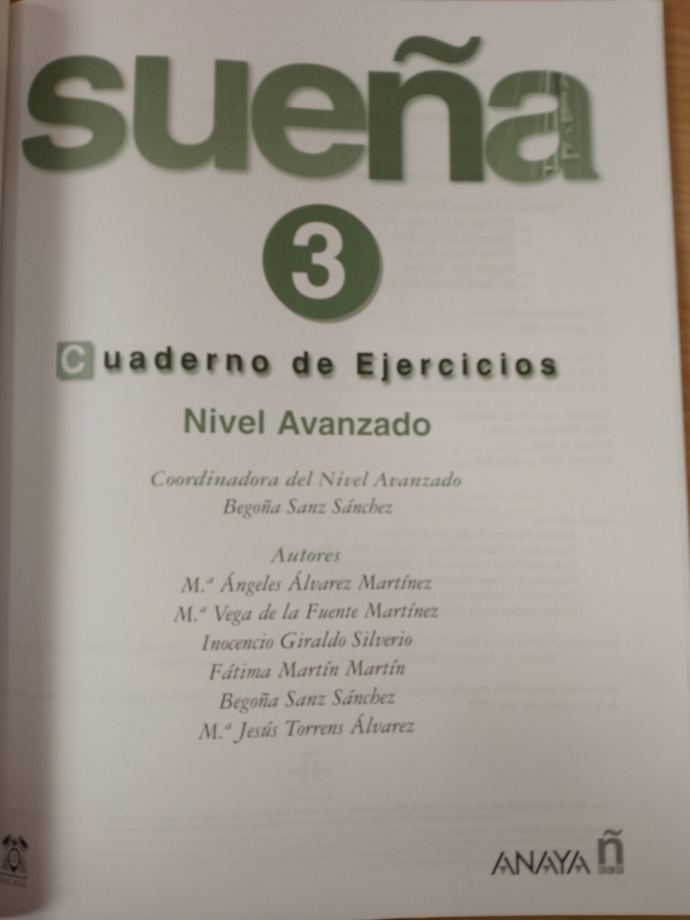 Sueña 3. Cuaderno de Ejercicios (Spanish Edition)