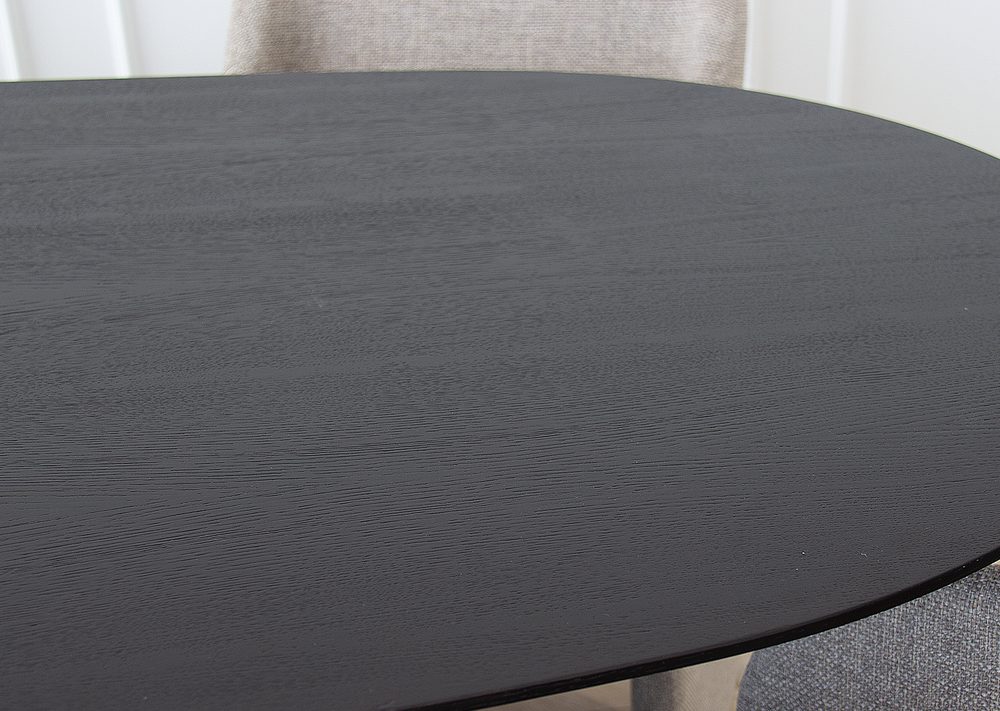 Стол обеденный Type овальный 140*85 см (черный)