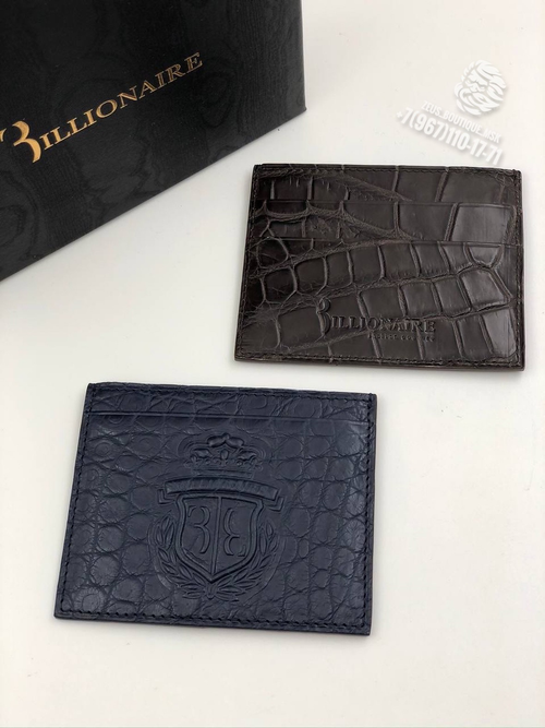 Картхолдер Billionaire из кожи крокодила