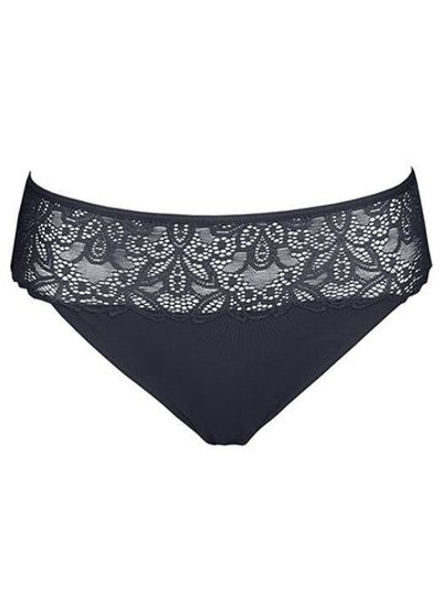 Высокие хлопковые трусики-слипы Belle Cotton (Размер: XL) (Цвет: черный)