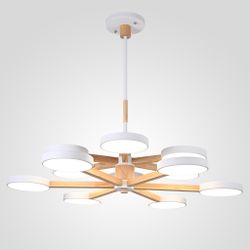 Люстра на штанге TURNA DBL L12 White