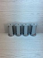 Ножки для мебели металлические высота 12 см 4 штуки