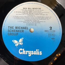 Винтажная виниловая пластинка LP The Michael Schenker Group Rock Will Never Die (Japan 1984) (Obi) Desert Song