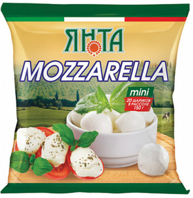 Сыр Mozzarella Мini 45% 0,150