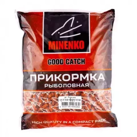 Прикормка MINENKO GOOD CATCH Тутти-Фрутти (гранулы5мм) 700г