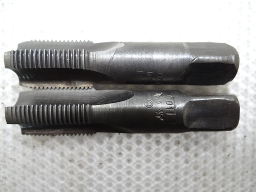 Метчик трубный 3/8"  (к-т из 2-шт.) 3-х канавочный