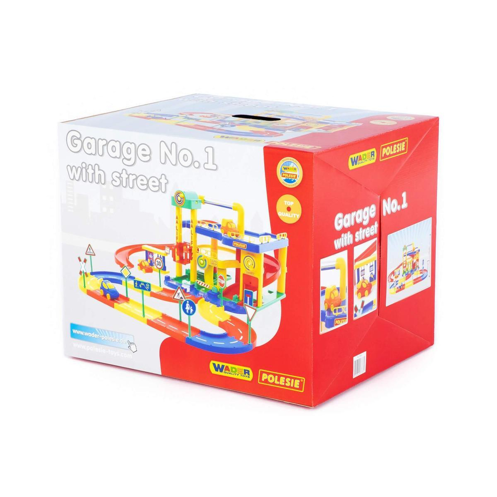 Паркинг 3-уровневый "Гараж №1" с дорогой, коробка (Полесье)