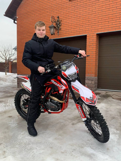 Мотоцикл эндуро PROGASI SUPER MAX 300 PRO Red/White 21/18
