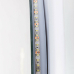Зеркало Cezares Duet 120 CZR-SPC-DUET-1200-800-LED-TCH с подсветкой с лазерной гравировкой и сенсорным выключателем