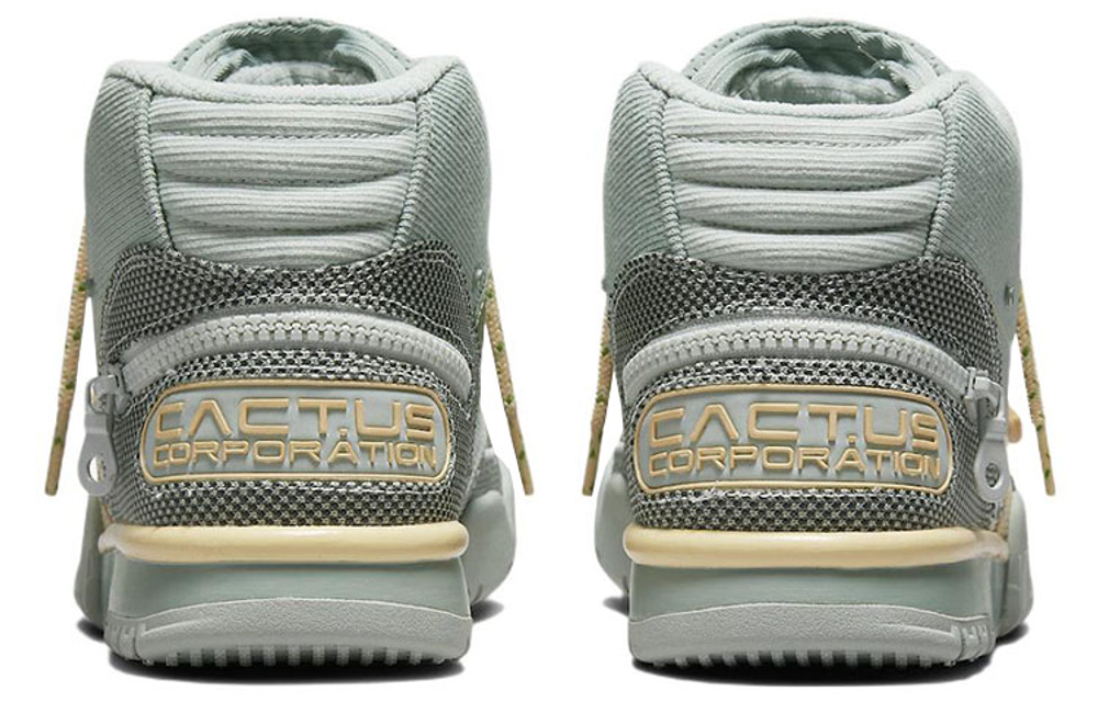 Nike X Travis Scott Air Trainer 1 Sp "Grey Haze Olive Aura Canvas"