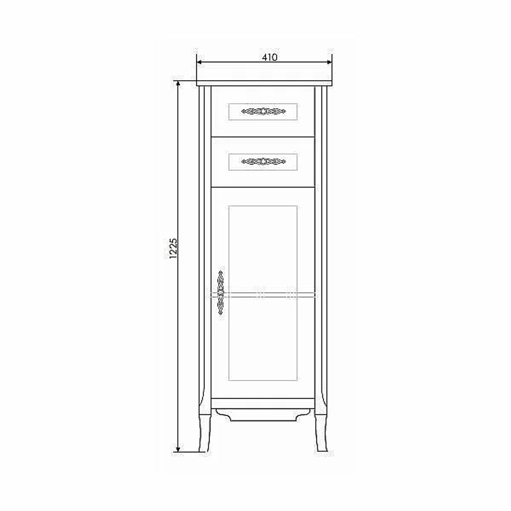 Пенал Comforty Версаль 40