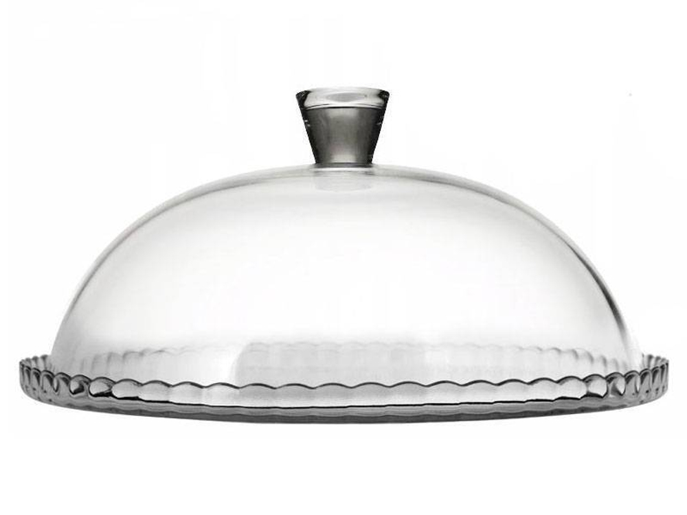 Блюдо на ножке "Patisserie" 322мм с крышкой, упрочненное стекло