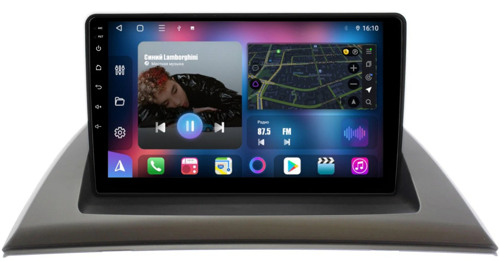 Магнитола BMW X3 (E83) 2003-2010 - FarCar BM3034M на Android 13, QLED, TS10, 4Гб+32Гб, CarPlay, 4G SIM-слот