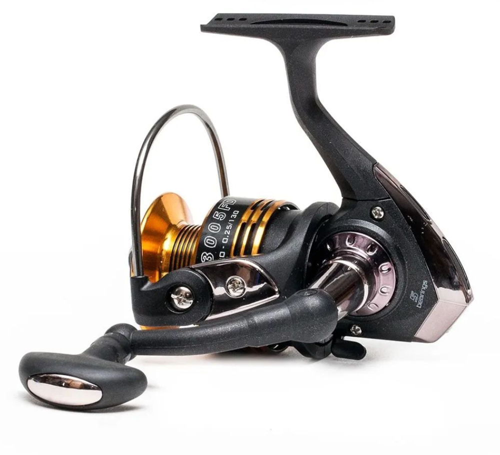 Катушка для спиннинга Alcedo Starter 6505F (0,30мм/350м; 4BB + 1RB; 5,2:1; вес 380 гр)