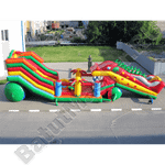 Большая надувная горка "Дракоша"