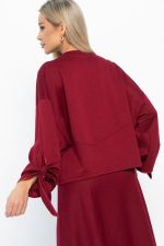 Джемпер с завязками Твист (бордовый) Б14867-10М LT Collection