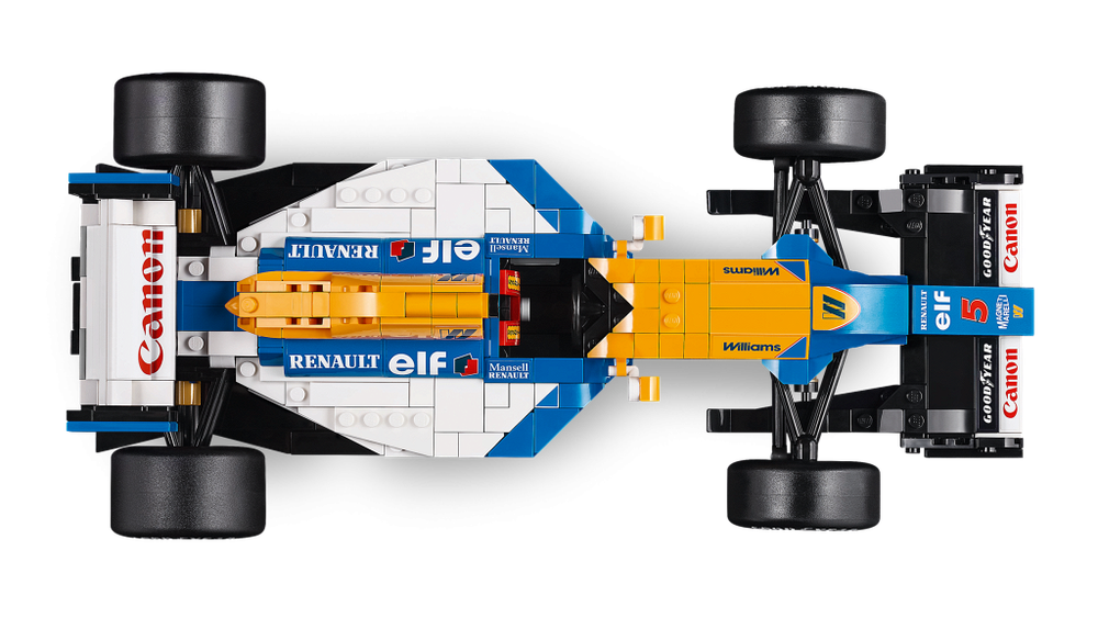 LEGO Коллекционные наборы 10353 Williams Racing FW14B и Найджел Мэнселл — гоночный болид F1