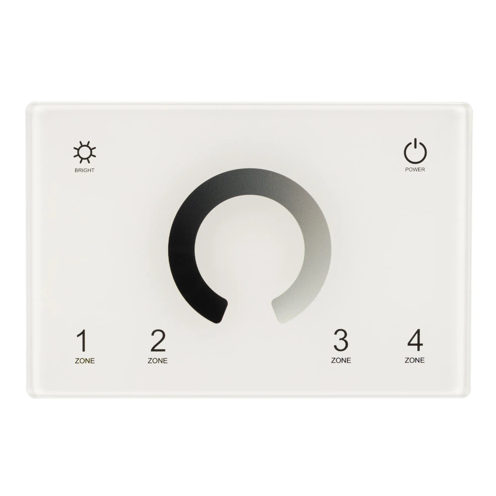 Панель Sens SMART-P79-DIM White (230V, 4 зоны, 2.4G) (Arlight, IP20 Пластик, 5 лет) 028398