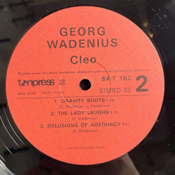 Винтажная виниловая пластинка LP Georg Wadenius Cleo (Польша 1990)
