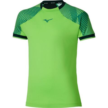 Мужская теннисная футболка Mizuno Stargazer Shadow Short-Sleeve - glowing apple