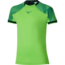 Мужская теннисная футболка Mizuno Stargazer Shadow Short-Sleeve - glowing apple