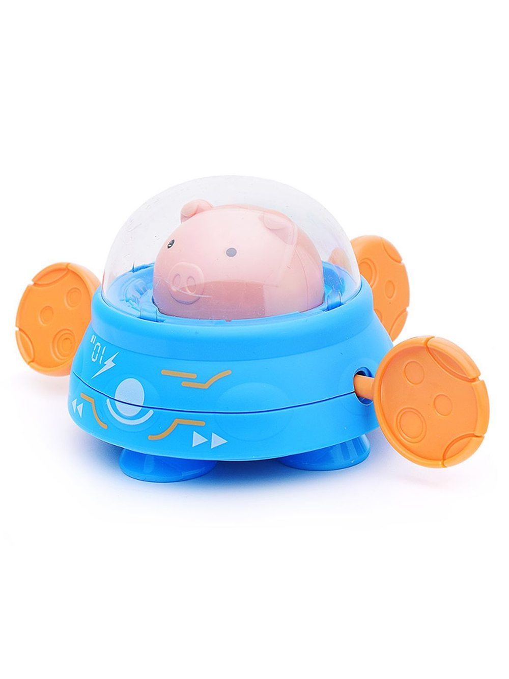 Заводная игрушка Поросенок в подводной лодке (RT1301)