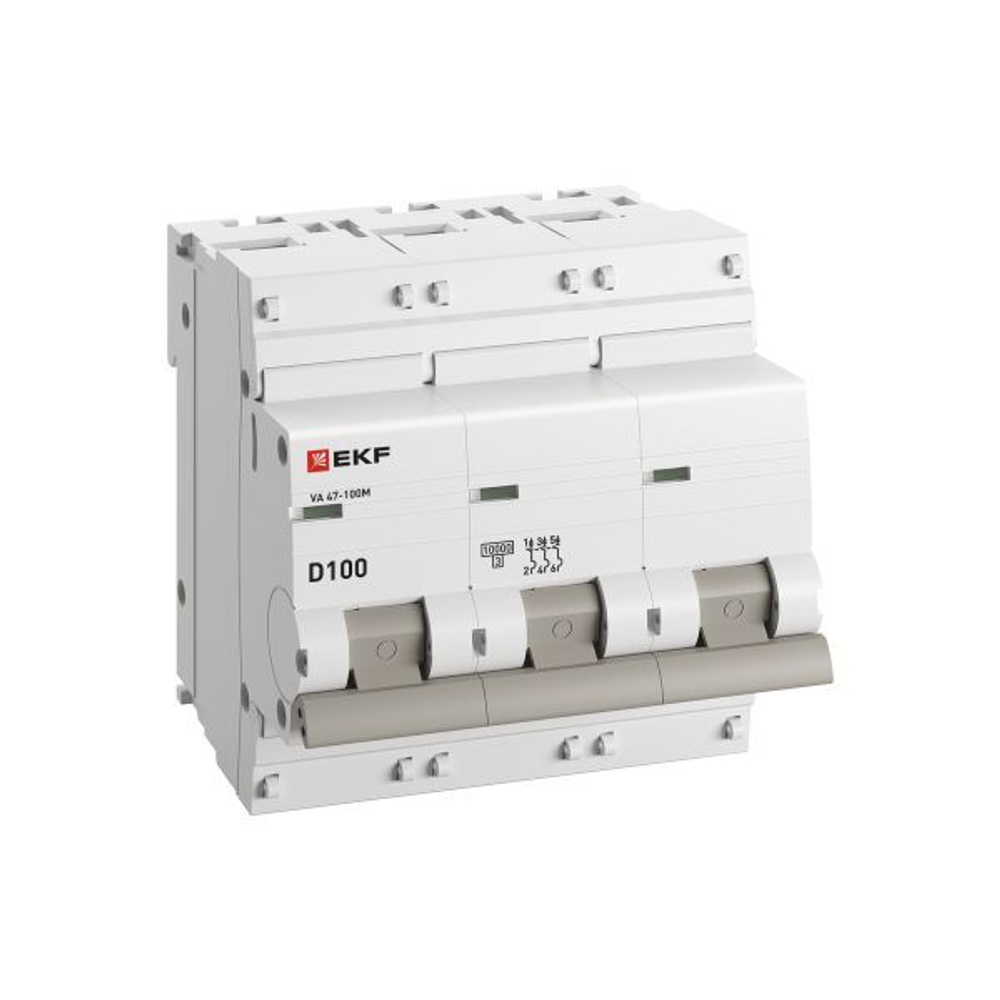 Автоматический выключатель  EKF mcb47100m-3-100D-pro