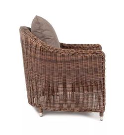 "Кон Панна" кресло из искусственного ротанга, цвет коричневый