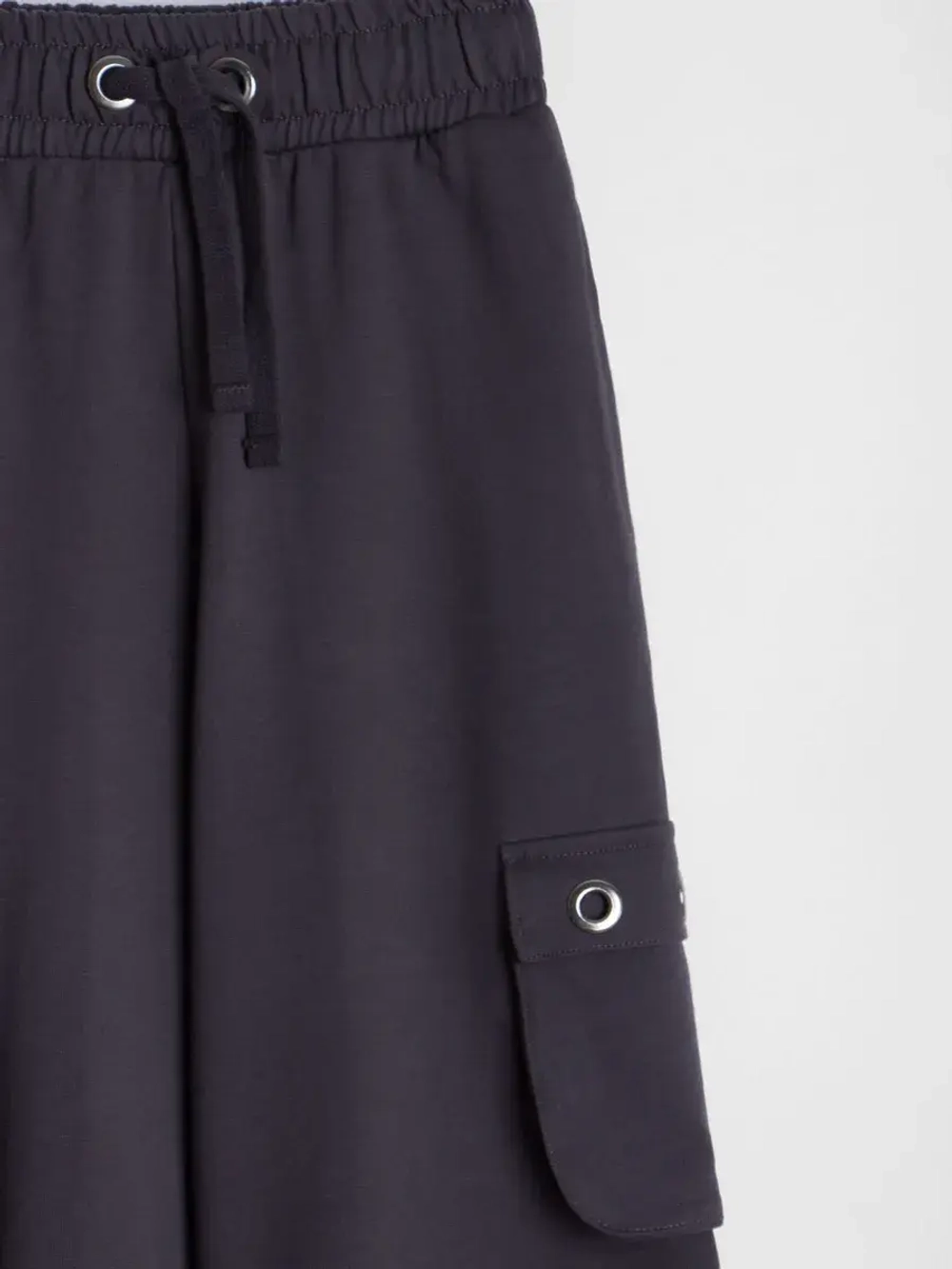 Штаны для девочки карго с карманами