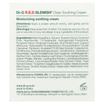 Dr. G, RED Blemish®, прозрачный успокаивающий крем, для чувствительной кожи, 70 мл (2,36 жидк. унции)