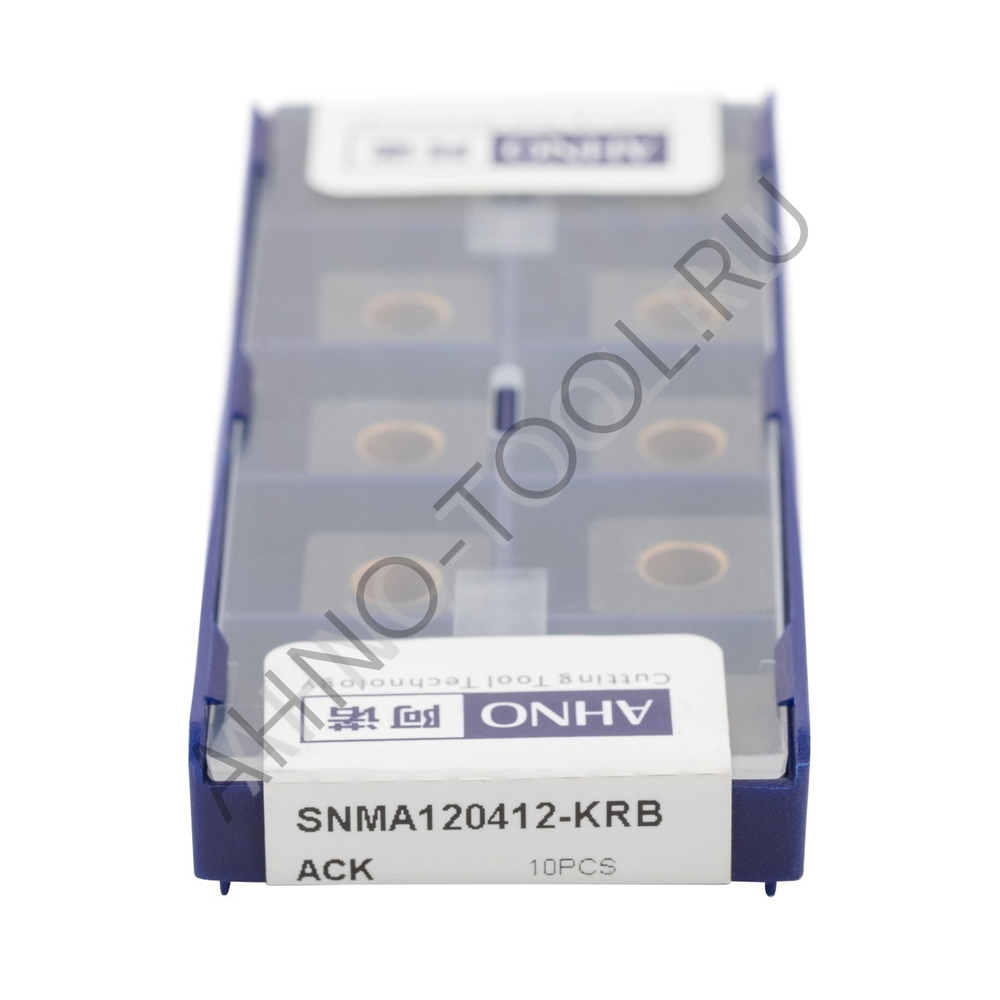 Пластина твердосплавная ISO SNMA120412-KRB ACK20E AHNO по чугуну, получистовая