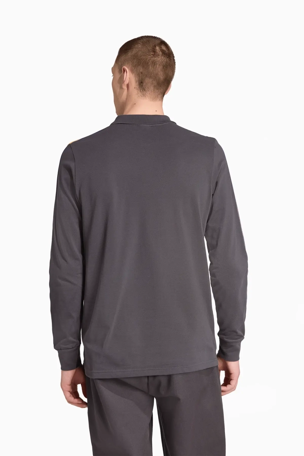 Футболка с длинными рукавами adidas Manchester United 25/26 Terrace Icons Polo - серый