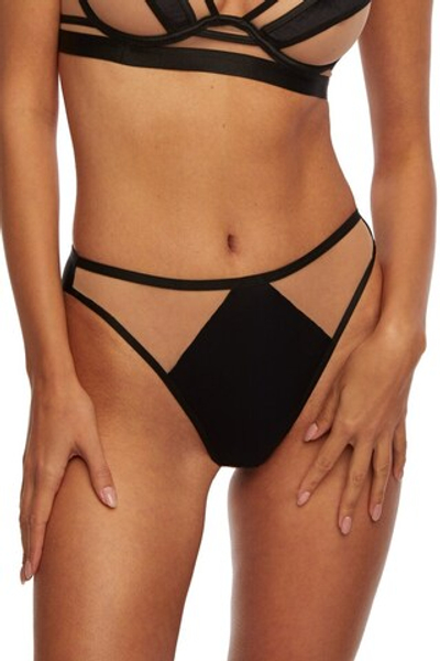 932/2-S LOU BLACK Трусы стринги KINGA