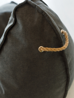 Кресло Манхеттен Графит с Пуфом