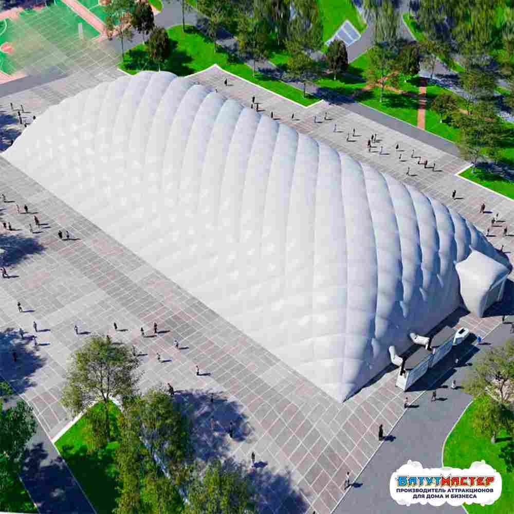 Надувной спортивный купол для футбола «Игровое Поле», 90×60×20 м