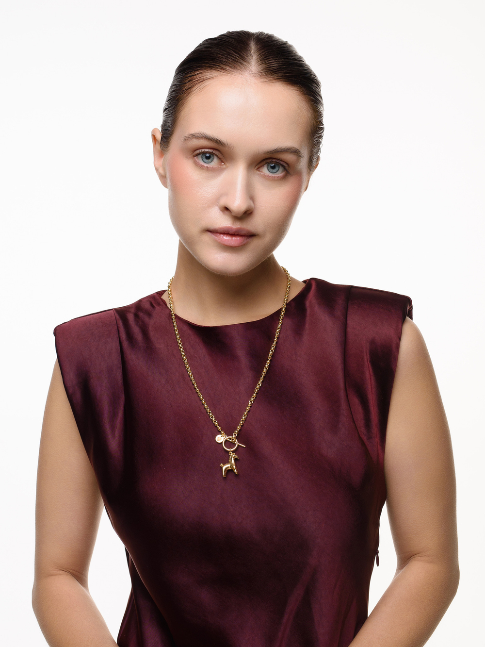 Колье "Horse Folk" Gold