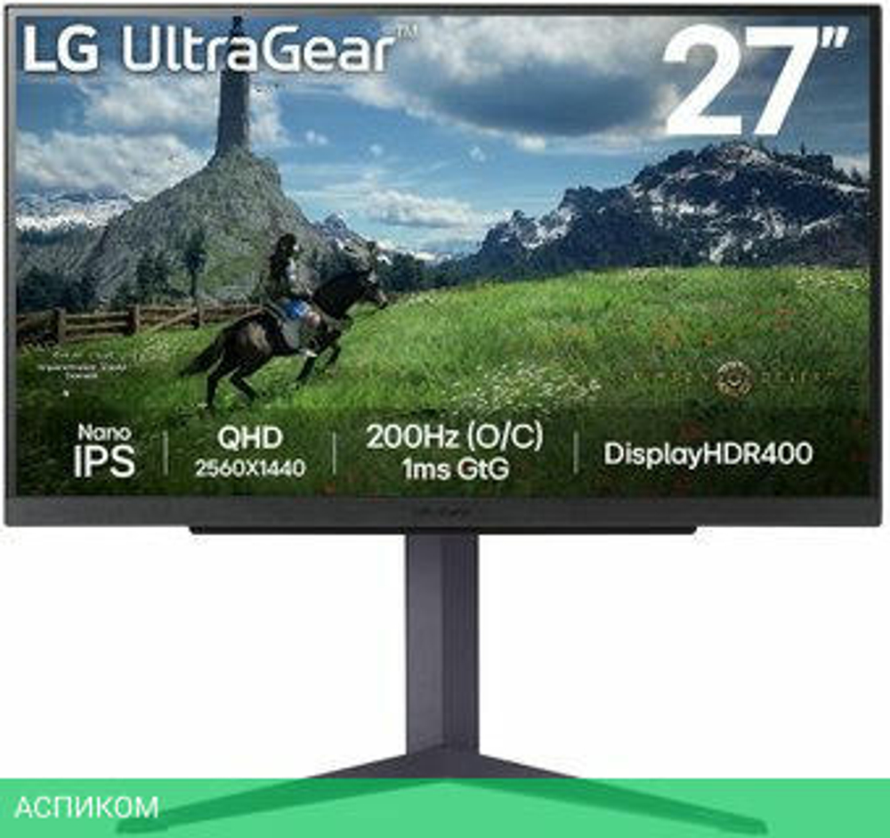 Игровой монитор LG UltraGear 27GS85QX-B