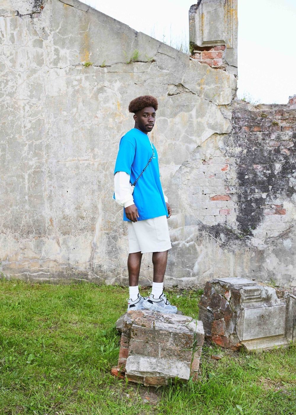 Футболка Called a Garment Re Cycle Синяя