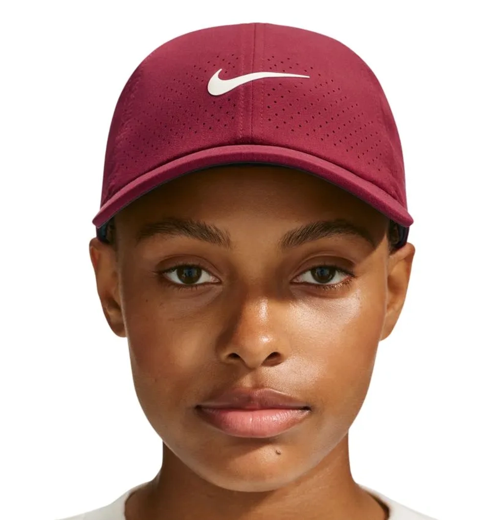 Теннисная кепка Nike Dri-Fit ADV Club Unstructured Tennis - team red/pale ivory