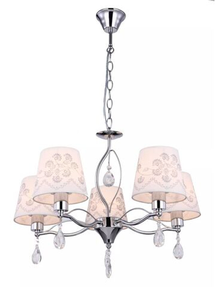 Люстра потолочная E14*5*40W хром