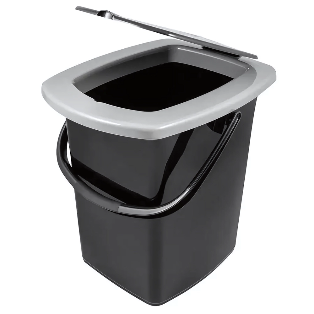 Ведро-туалет 22 л. черный