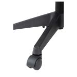 Кресло оператора Helmi HL-M95 (695) "Airy", спинка сетка черная/сиденье ткань TW черная, механизм качания