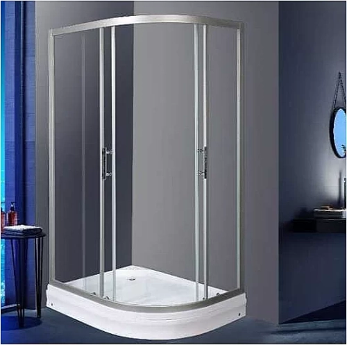Душевой уголок WeltWasser WW500 С 120/90/189 XL стекло прозрачное/профиль хром матовый