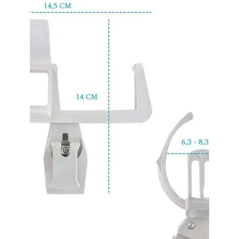 Подстаканник, держатель бутылок БЕЛЫЙ для электросамокатов велосипедов колясок