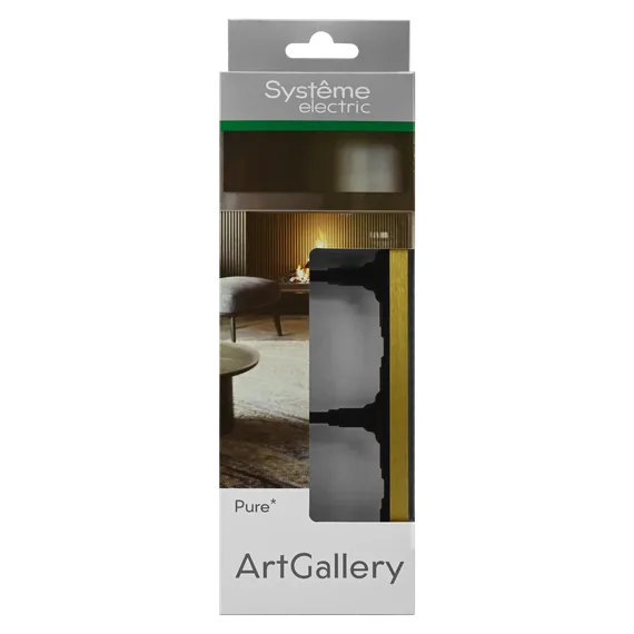 Рамка 3-м ArtGallery Pure метал. зол. SE GAL312403