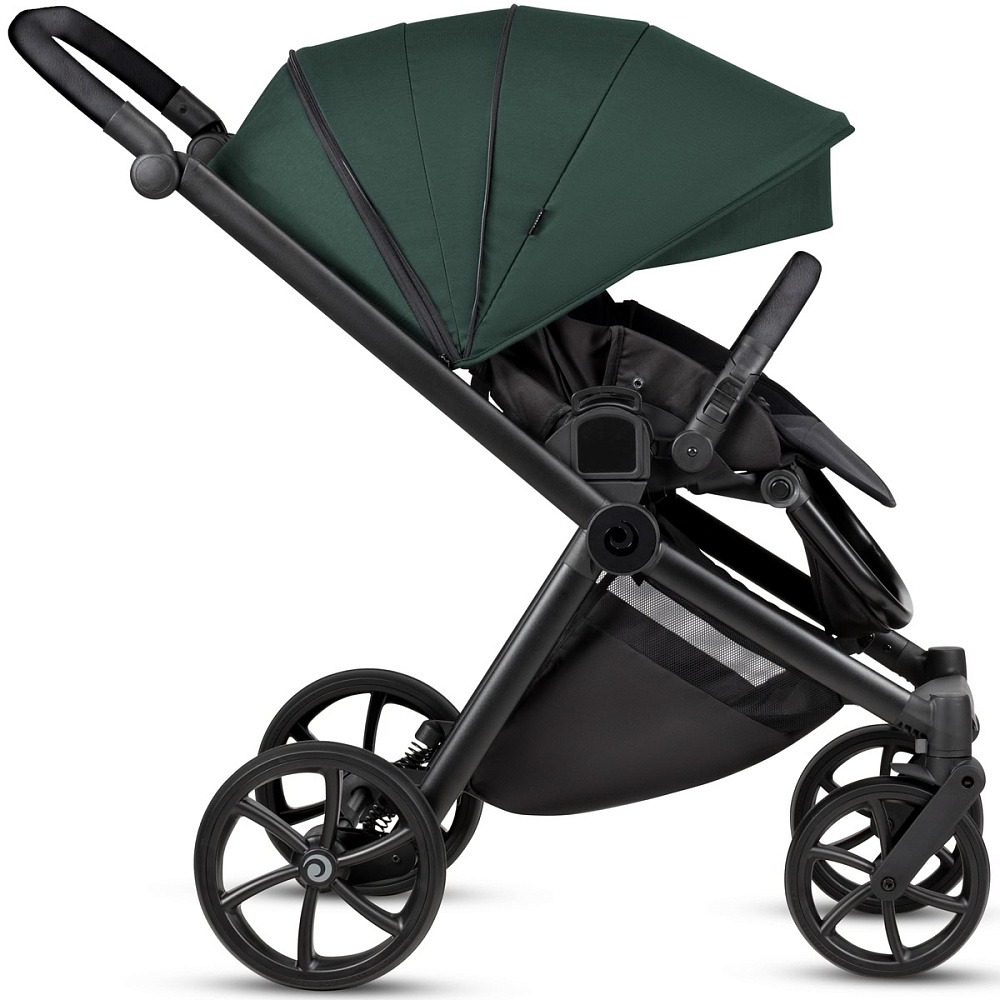 Детская коляска Tutis Mio 3 Plus Essential New 4 в 1 с автокреслом Beno Black и базой 1622240 Pacific Green
