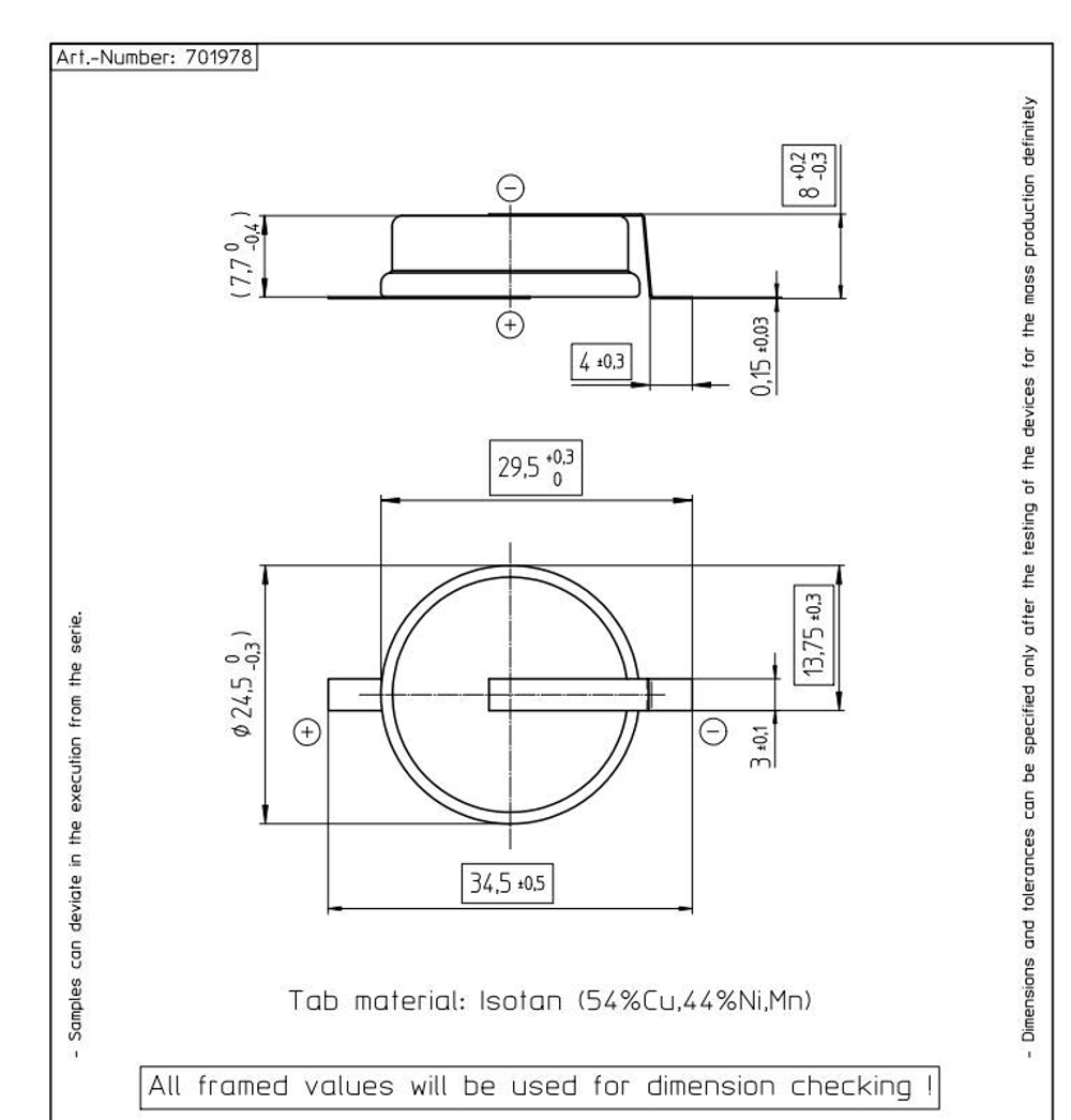 Элемент питания Renata CR2477NSM