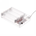 Гирлянда для дома «Теплый свет» на батарейках 3,0 м, 10 насадок, 80 ламп LED, d-5 см, 2 реж, (3АА), IP-20, Теплый белый